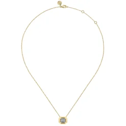 Clearance Gabriel & Co. Pendant Necklace 14K Yellow Gold Diamond 0.3ct