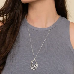 Online Gabriel & Co. Pendant Necklace Teardrop 925 Sterling Silver
