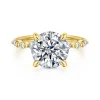 Discount Gabriel & Co. Perry - 14K Yellow Gold Round Diamond Engagement Ring