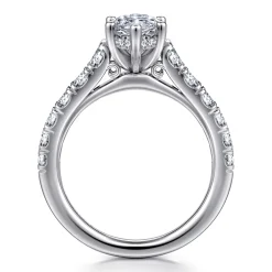 Best Gabriel & Co. Piper - 14K White Gold Marquise Shape Diamond Engagement Ring