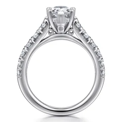 Outlet Gabriel & Co. Piper - 14K White Gold Pear Shape Diamond Engagement Ring