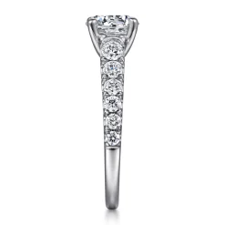 Sale Gabriel & Co. Piper - 14K White Gold Round Diamond Engagement Ring