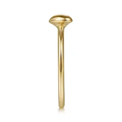 Clearance Gabriel & Co. Promise Ring - 14K Yellow Gold Puffed Heart Promise Ring