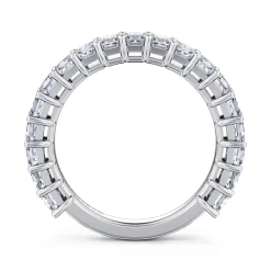 Outlet Gabriel & Co. Puglia - 14K White Gold Princess Cut Diamond Anniversary Band - 1.5 ct
