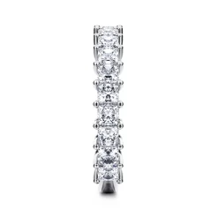 Outlet Gabriel & Co. Puglia - 14K White Gold Princess Cut Diamond Anniversary Band - 1.5 ct