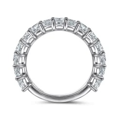 Discount Gabriel & Co. Puglia - 14K White Gold Princess Cut Diamond Anniversary Band - 2.5 ct