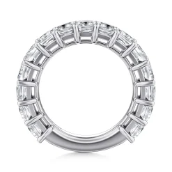 Gabriel & Co. Puglia - 14K White Gold Princess Cut Diamond Anniversary Band - 4.75 ct