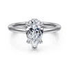 Online Gabriel & Co. Rainah - 14K White Gold Pear Shape Diamond Engagement Ring