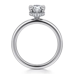 Online Gabriel & Co. Rainah - 14K White Gold Pear Shape Diamond Engagement Ring