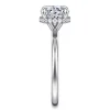 Gabriel & Co. Rainah - 14K White Gold Round Diamond Engagement Ring