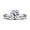 Sale Gabriel & Co. Rainah - 14K White Gold Round Diamond Engagement Ring