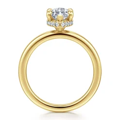 Outlet Gabriel & Co. Rainah - 14K Yellow Gold Marquise Shape Diamond Engagement Ring
