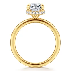 Online Gabriel & Co. Rainah - 18K Yellow Gold Round Diamond Engagement Ring