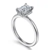 Outlet Gabriel & Co. Rainah - Platinum Emerald Cut Diamond Engagement Ring