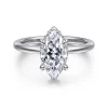 Gabriel & Co. Rainah - Platinum Marquise Shape Diamond Engagement Ring
