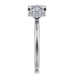 Discount Gabriel & Co. Rainah - Platinum Princess Diamond Engagement Ring
