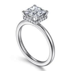 Discount Gabriel & Co. Rainah - Platinum Princess Diamond Engagement Ring
