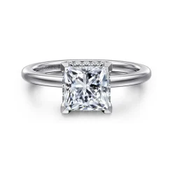 Discount Gabriel & Co. Rainah - Platinum Princess Diamond Engagement Ring