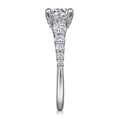 Gabriel & Co. Rease - 14K White Gold Diamond Engagement Ring