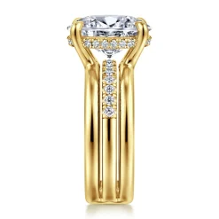 Online Gabriel & Co. Reeba - 14K Yellow Gold Oval Diamond Engagement Ring