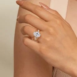 Online Gabriel & Co. Reeba - 14K Yellow Gold Oval Diamond Engagement Ring