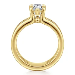 Outlet Gabriel & Co. Reeba - 14K Yellow Gold Pear Shape Diamond Engagement Ring