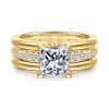 Clearance Gabriel & Co. Reeba - 14K Yellow Gold Princess Cut Diamond Engagement Ring
