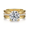 Online Gabriel & Co. Reeba - 14K Yellow Gold Round Diamond Engagement Ring