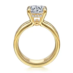 Online Gabriel & Co. Reeba - 14K Yellow Gold Round Diamond Engagement Ring