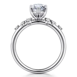 Discount Gabriel & Co. Reena - 18K White Gold Marquise Shape Diamond Engagement Ring