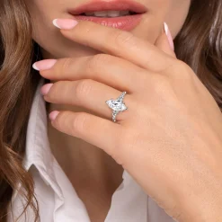 Discount Gabriel & Co. Reena - 18K White Gold Marquise Shape Diamond Engagement Ring
