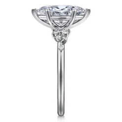 Discount Gabriel & Co. Reena - 14K White Gold Marquise Shape Diamond Engagement Ring