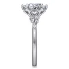 Clearance Gabriel & Co. Reena - 18K White Gold Oval Diamond Engagement Ring