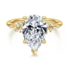 Gabriel & Co. Reena - 14K Yellow Gold Pear Shape Diamond Engagement Ring