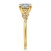 Clearance Gabriel & Co. Reena - 18K Yellow Gold Princess Cut Diamond Engagement Ring