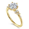 Gabriel & Co. Reena - 14K Yellow Gold Round Diamond Engagement Ring