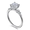 Online Gabriel & Co. Reena - Platinum Cushion Cut Diamond Engagement Ring
