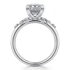 Gabriel & Co. Reena - Platinum Princess Cut Diamond Engagement Ring