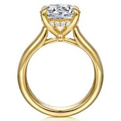 Online Gabriel & Co. Reeve - 14K Yellow Gold Round Diamond Engagement Ring