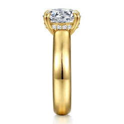 Online Gabriel & Co. Reeve - 14K Yellow Gold Round Diamond Engagement Ring