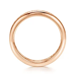 Sale Gabriel & Co. Remie - 14K Rose Gold Channel Set Diamond Eternity Band - 0.55 ct