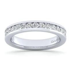 Online Gabriel & Co. Remie - 14K White Gold Channel Set Diamond Wedding Band - 0.81 ct