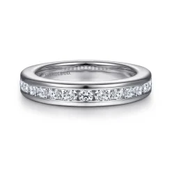 Online Gabriel & Co. Remie - 14K White Gold Channel Set Diamond Anniversary Band - 0.73 ct