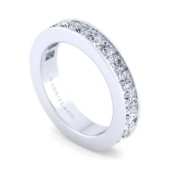 Online Gabriel & Co. Remie - 14K White Gold Channel Set Diamond Wedding Band - 1.55 ct