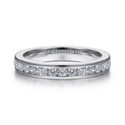 Online Gabriel & Co. Remie - 14K White Gold Channel Set Diamond Anniversary Band - 0.5 ct