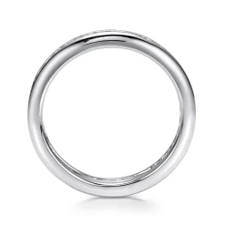 Hot Gabriel & Co. Remie - 14K White Gold Channel Set Diamond Eternity Band - 0.55 ct