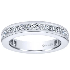 Online Gabriel & Co. Remie - 14K White Gold Channel Set Diamond Eternity Band - 1.5 ct