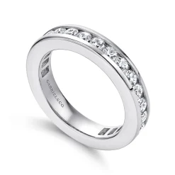 Online Gabriel & Co. Remie - 14K White Gold Channel Set Diamond Eternity Band - 1.5 ct