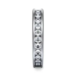 Online Gabriel & Co. Remie - 14K White Gold Channel Set Diamond Eternity Band - 1.5 ct