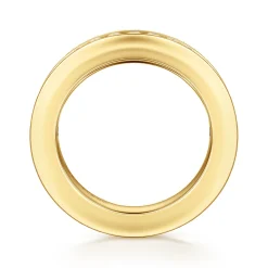 Discount Gabriel & Co. Remie - 14K Yellow Gold Channel Set Diamond Anniversary Band - 0.75 ct